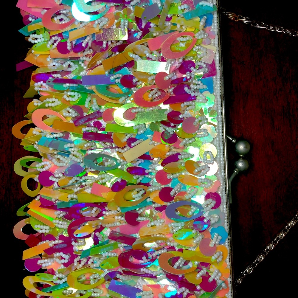 Fun sparkly clutch